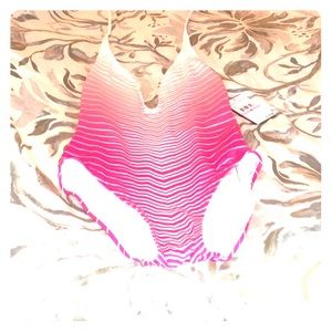 Vince Camuto halter one piece swimsuit! NWT!